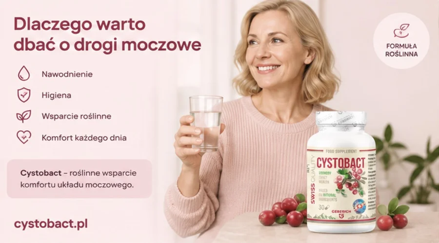 Cystobact — dbałość o komfort dróg moczowych w zdrowym stylu życia
