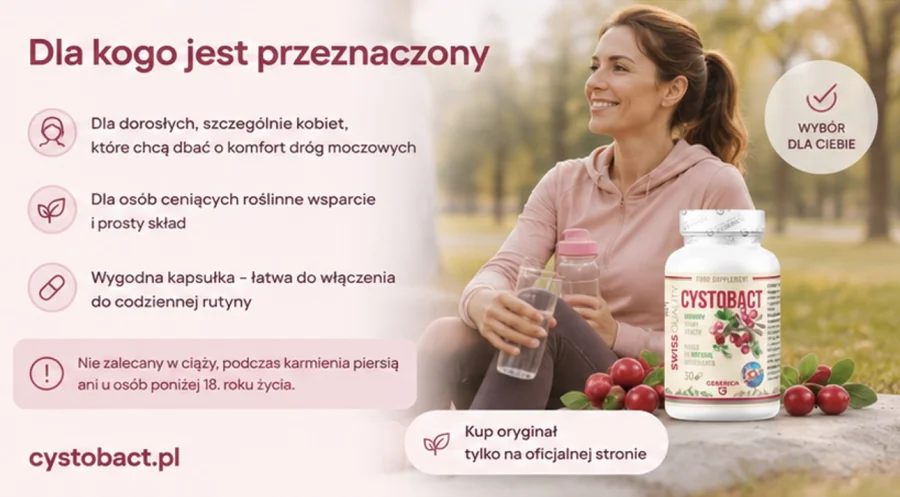 Cystobact — kapsułki dla dorosłych jako codzienne wsparcie