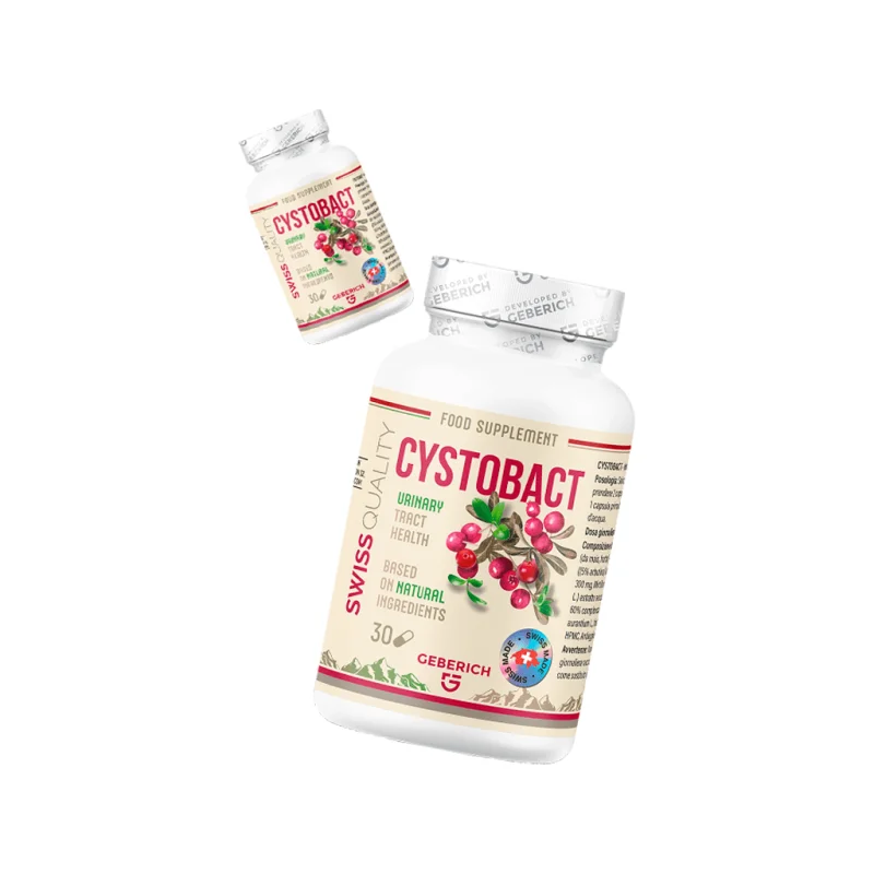 Cystobact — butelka 30 kapsułek, suplement diety marki Geberich